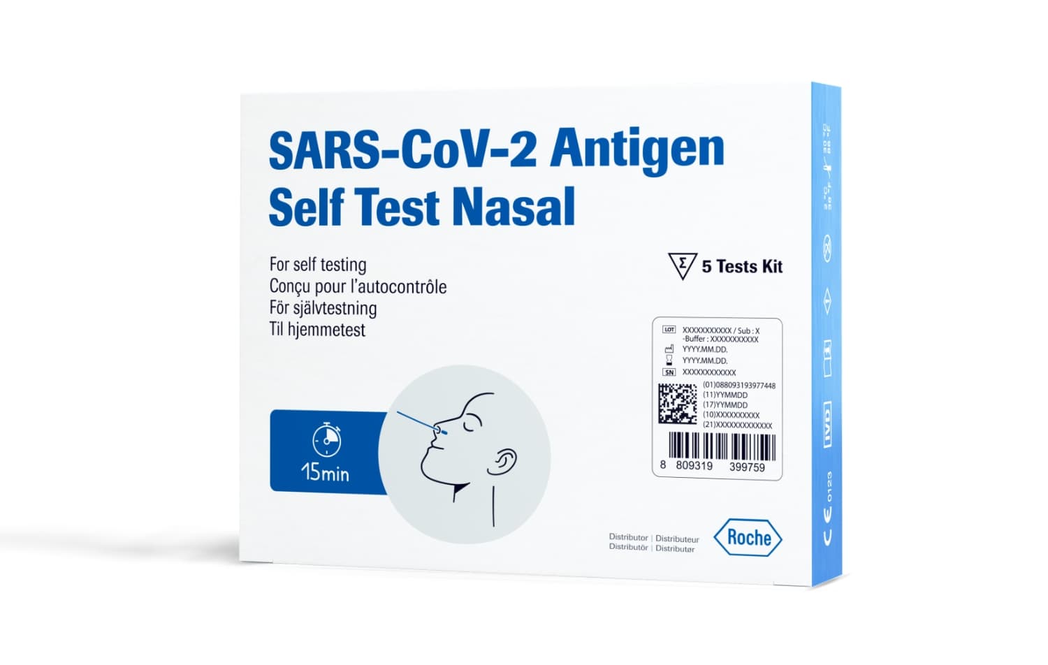 SARS-2-cov-2 antigen Rapid Test (Nasal Swab). SARS-2-cov-2 antigen Rapid Test (Nasal Swab) фирмы BERIGHT. Тест по Рош.